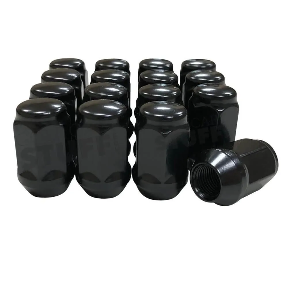 12" Godfather Gloss Black Golf Cart Wheels and All Terrain Tires Combo - Set of 4