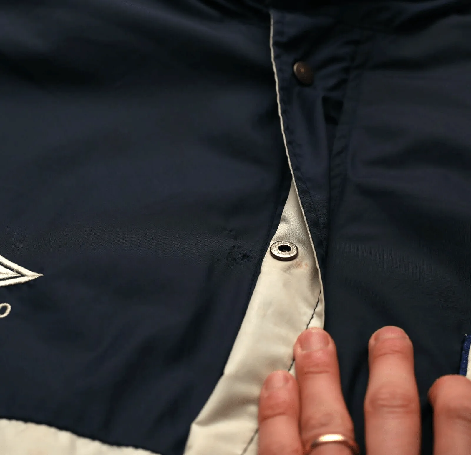 1986 ENGLAND Vintage Umbro Training Rain Jacket (M) Bobby Robson Era