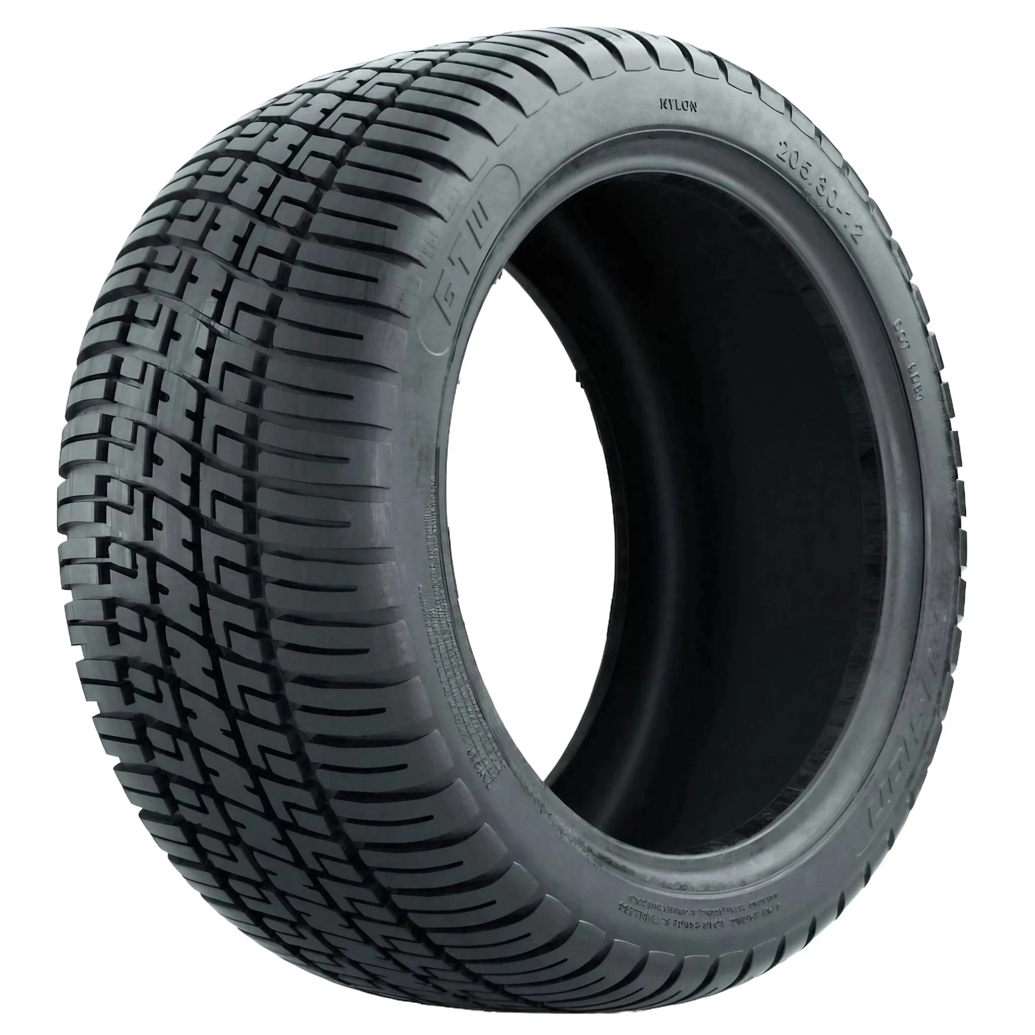 205/30-12 GTW® Fusion Street and Turf Golf Cart Tire - 18" Tall