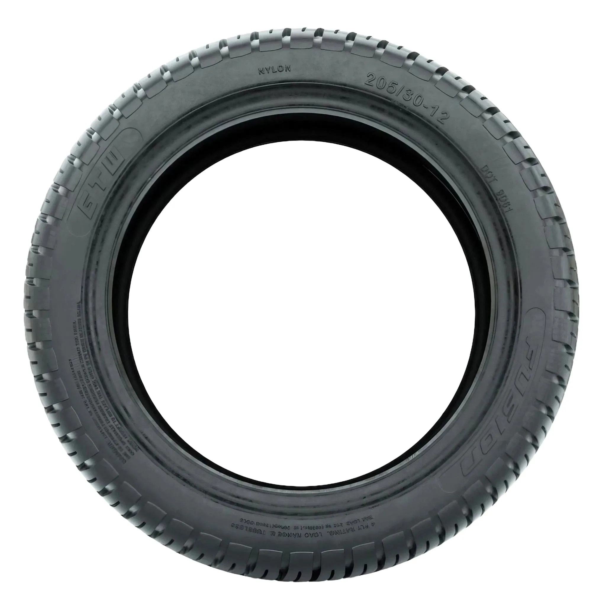 205/30-12 GTW® Fusion Street and Turf Golf Cart Tire - 18" Tall