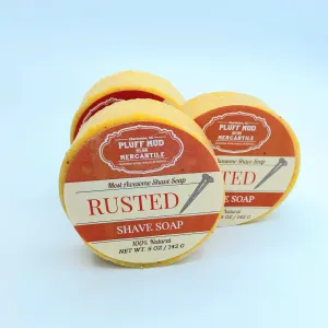 5 oz Rusted Handcrafted Shave Soap