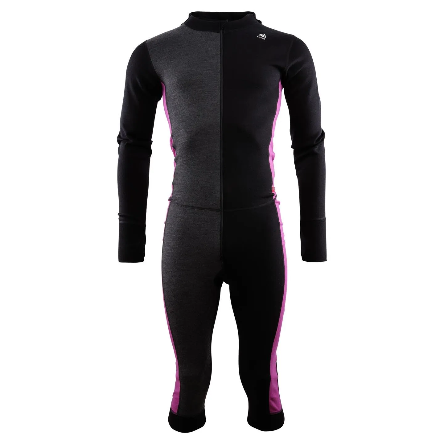 Aclima WarmWool Overall 3/4 Man Jet Black/Marengo/Sunset Purple | Buy Aclima WarmWool Overall 3/4 Man Jet Black/Marengo/Sunset Purple here | Outnorth