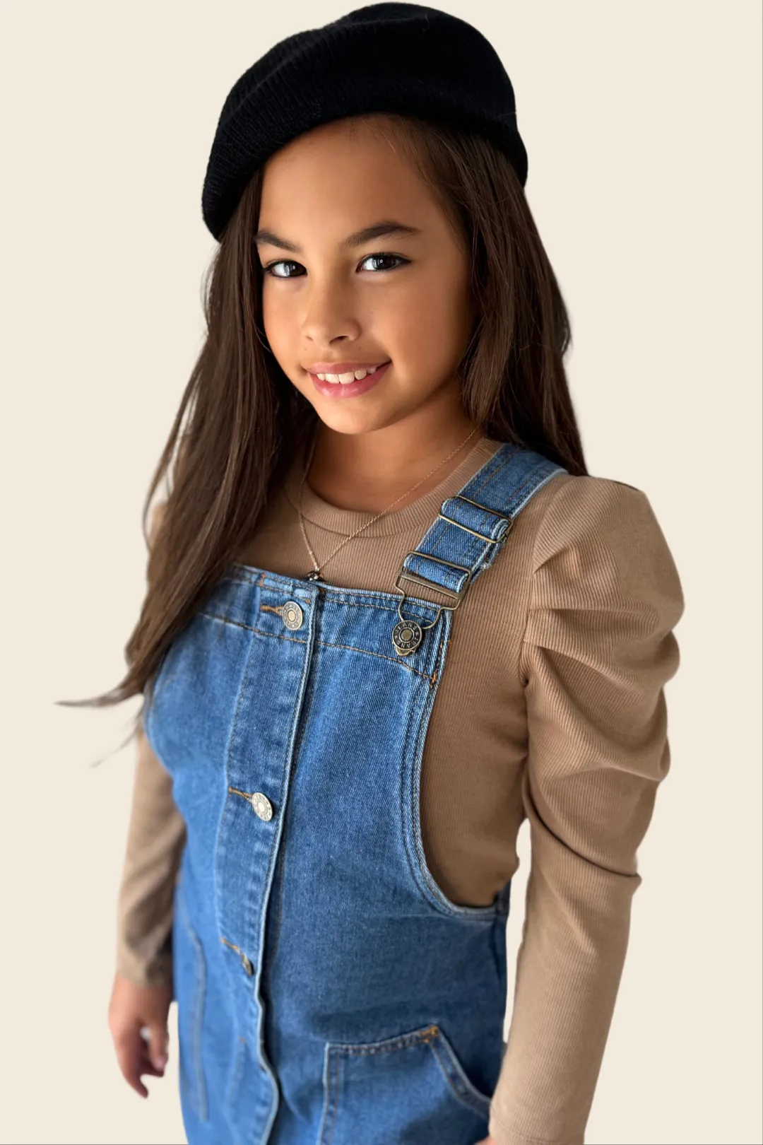 ANNIE OVERALL DRESS