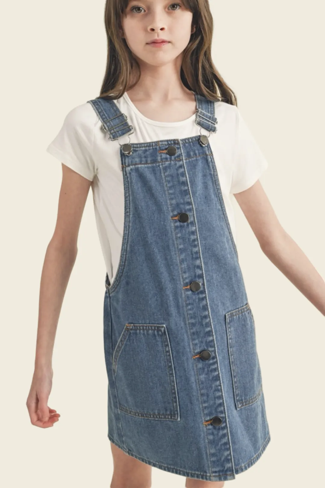 ANNIE OVERALL DRESS