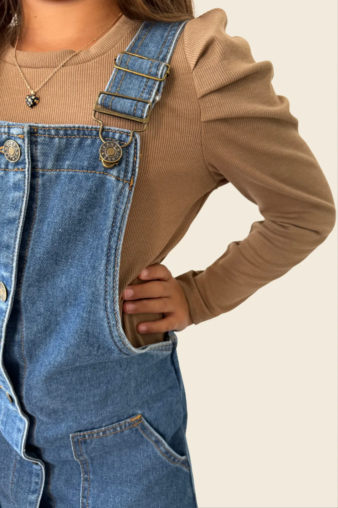 ANNIE OVERALL DRESS