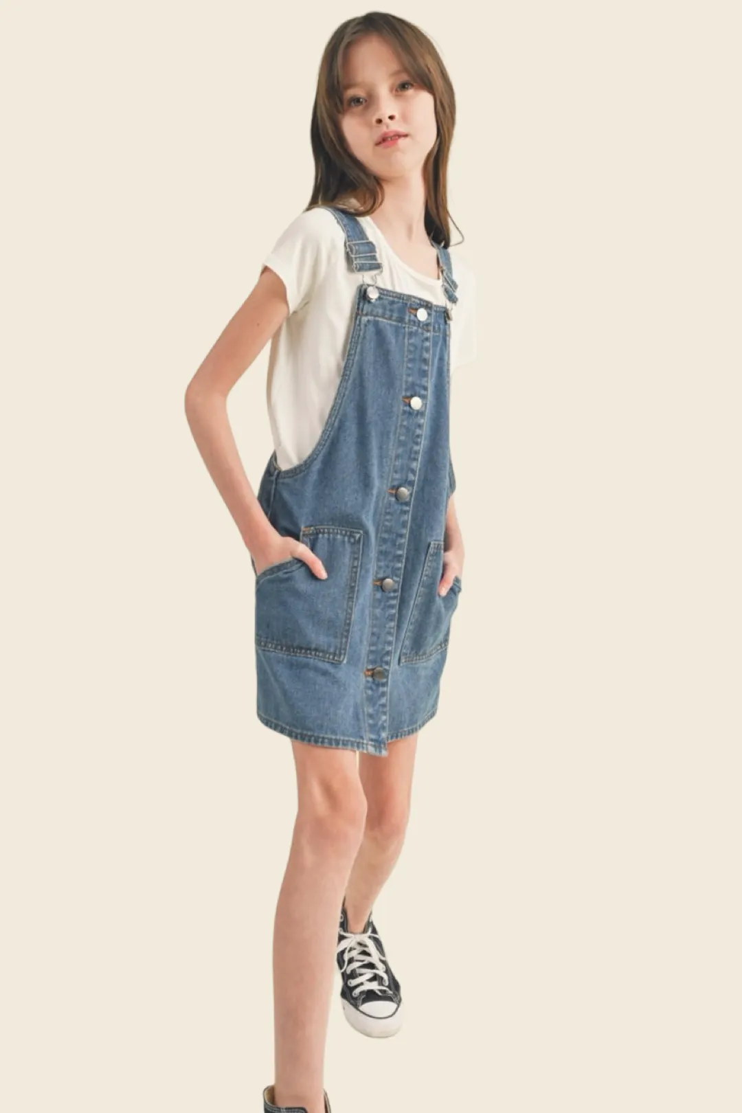 ANNIE OVERALL DRESS