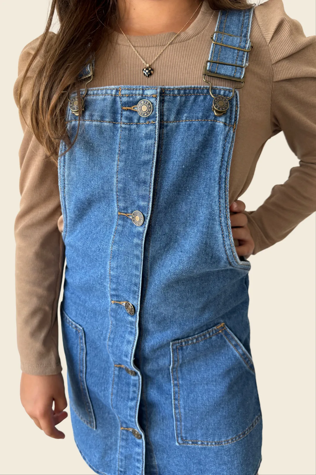ANNIE OVERALL DRESS