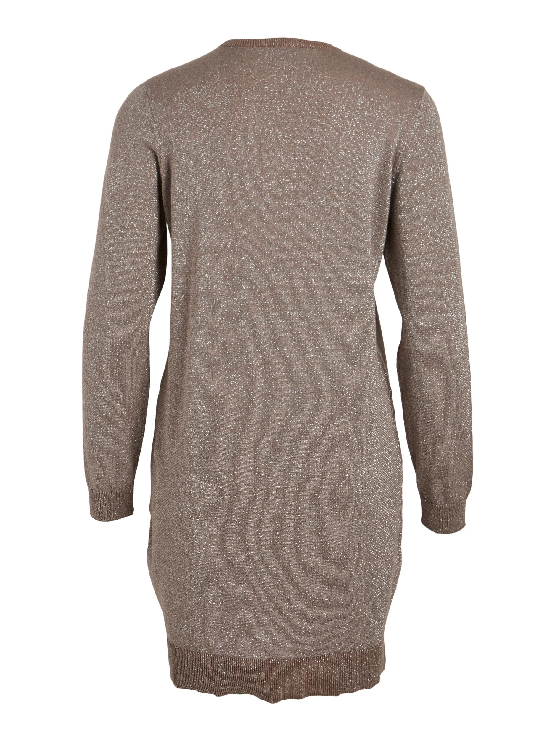 ANYA GLITTER KNIT DRESS (FOSSIL)