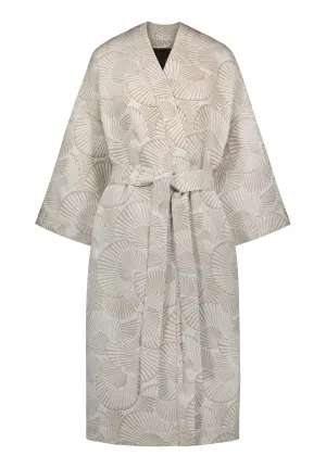ASTORIA KIMONO WRAP JACKET - Ecru art deco - Rentals