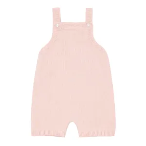 baby pink knit overall