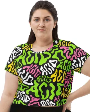 Candy Acid Crop Tee