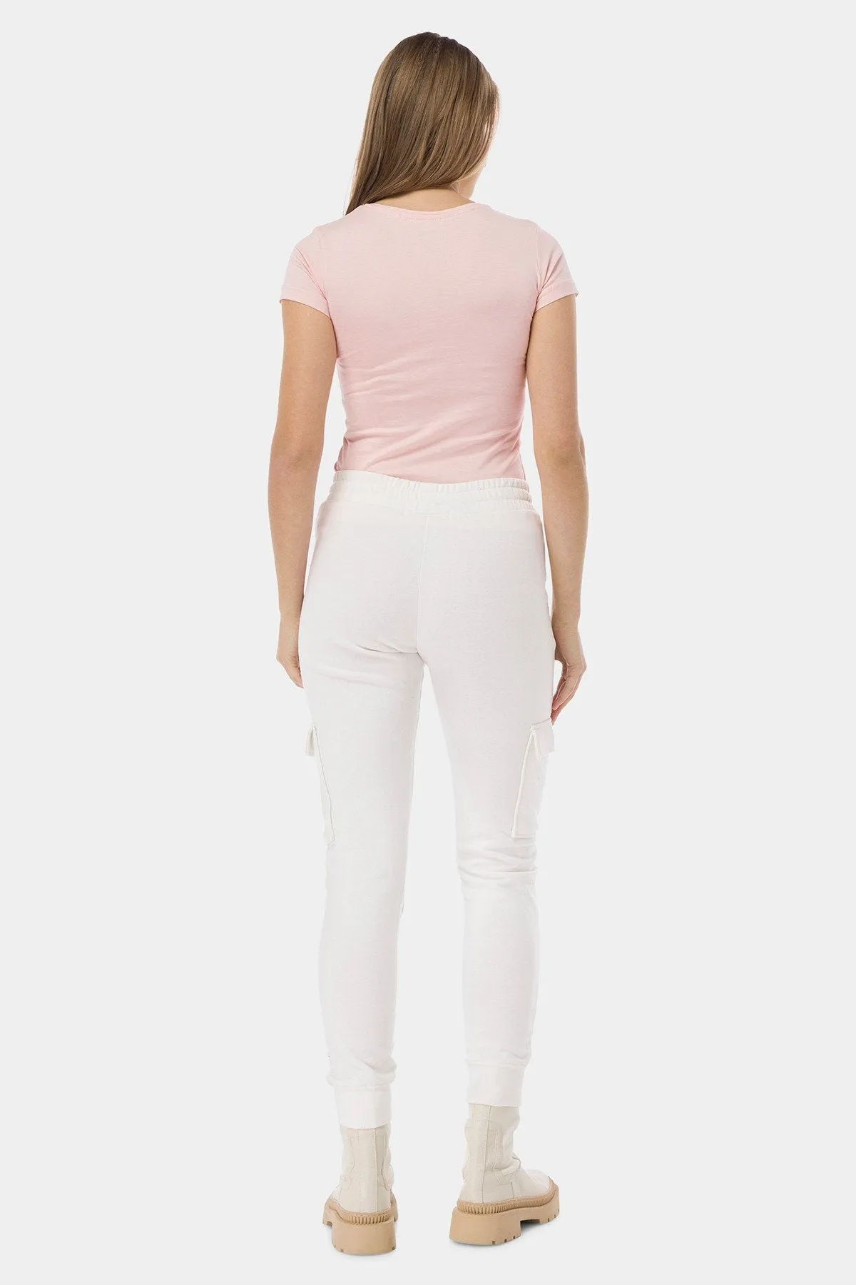 Cargo Jogg Trouser For Women - Ecru