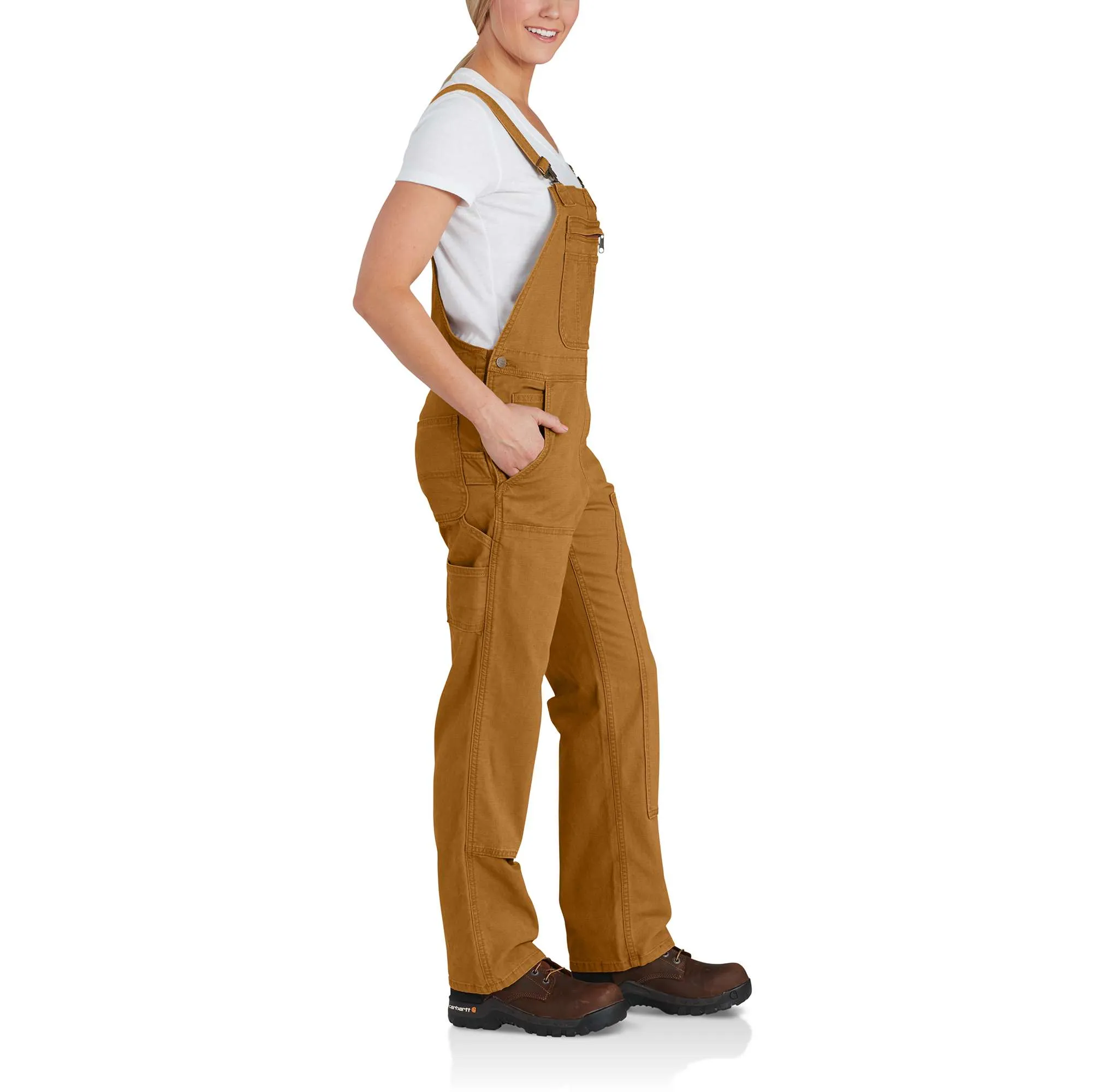 Carhartt Women&#x27;s Crawford Bib Overall Carhartt® Brown | Buy Carhartt Women&#x27;s Crawford Bib Overall Carhartt® Brown here | Outnorth