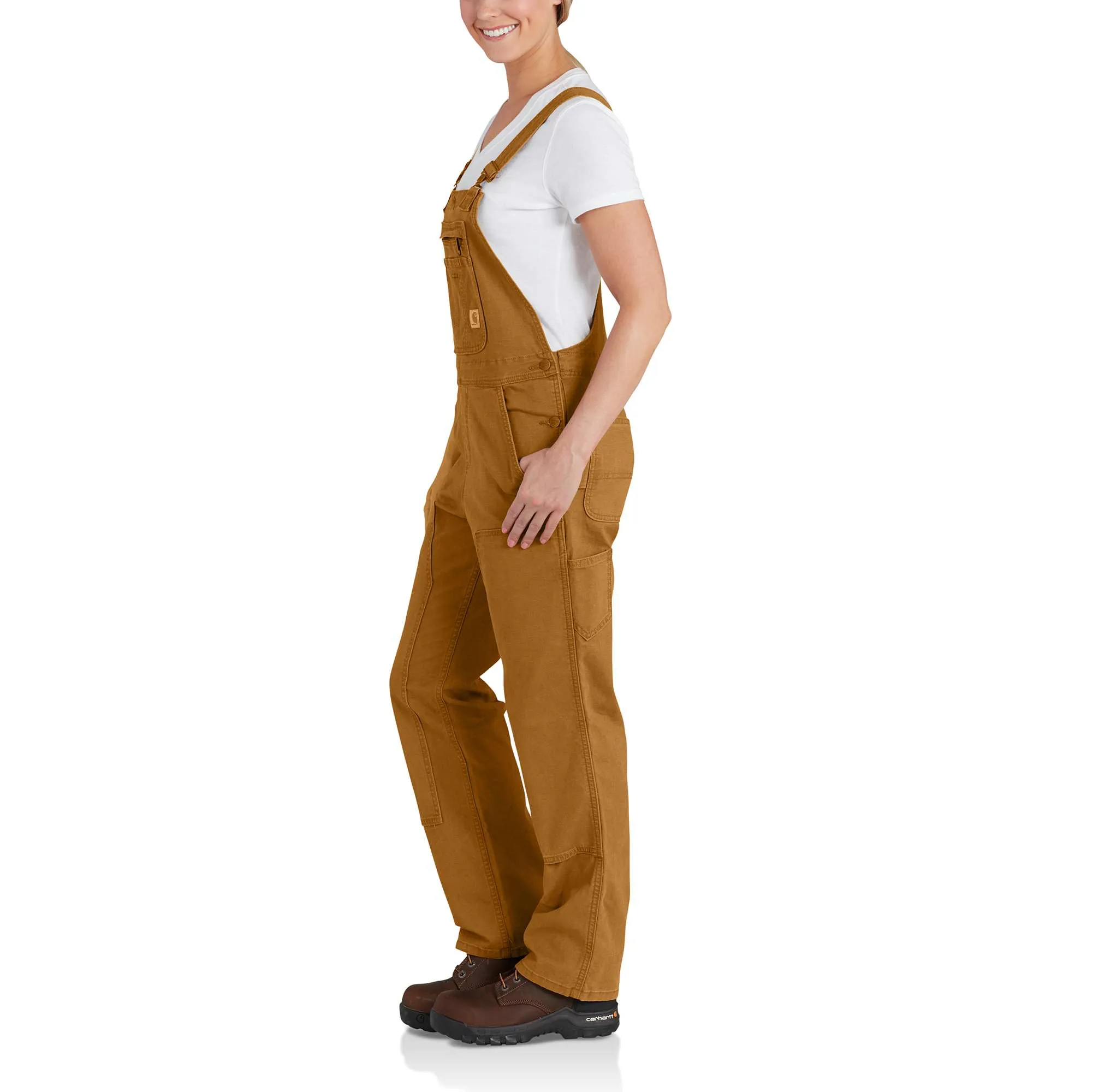 Carhartt Women&#x27;s Crawford Bib Overall Carhartt® Brown | Buy Carhartt Women&#x27;s Crawford Bib Overall Carhartt® Brown here | Outnorth
