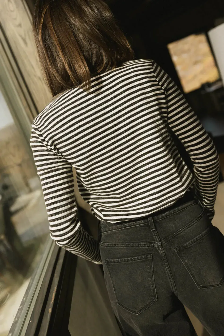 Casper Knit Top in Black