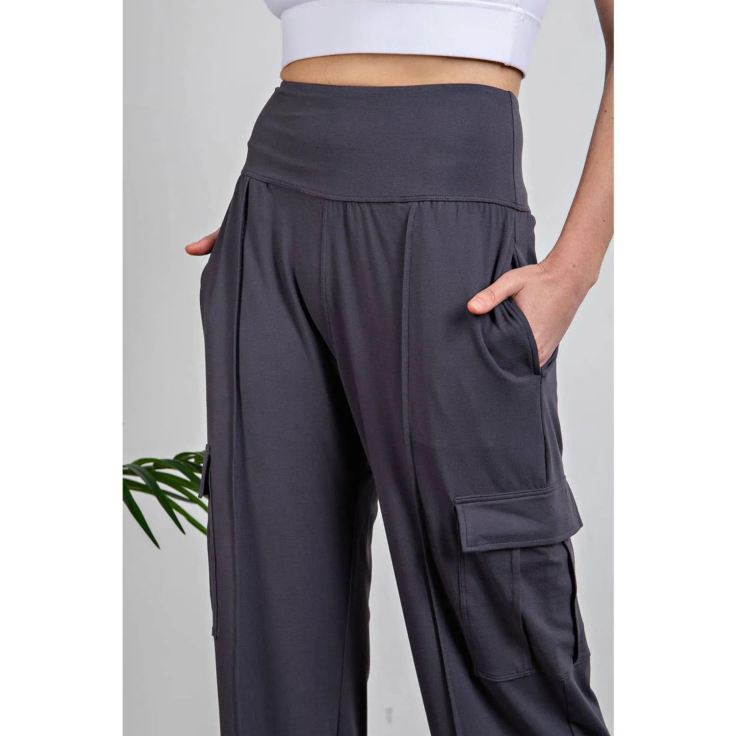 Charcoal Cargo Pant w/ Pockets