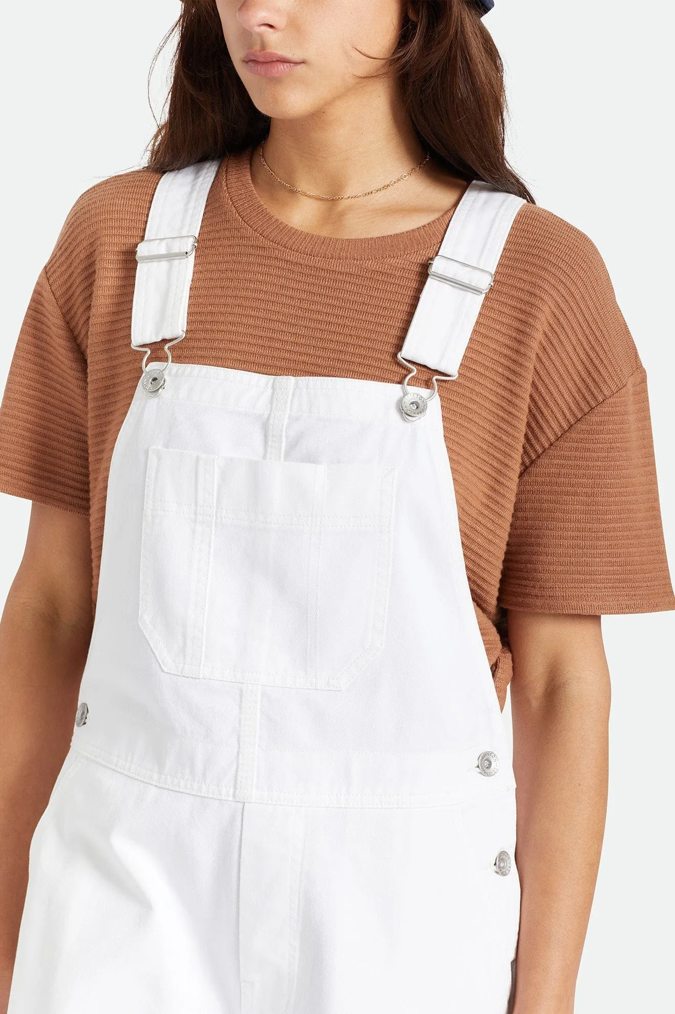 CHRISTINA SHORT OVERALL - WHITE