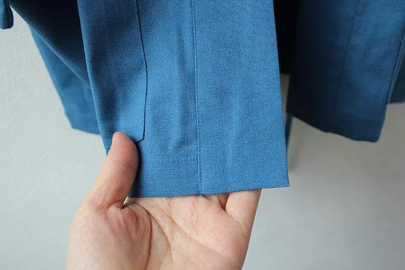Classic Blue Kimono Cardigan