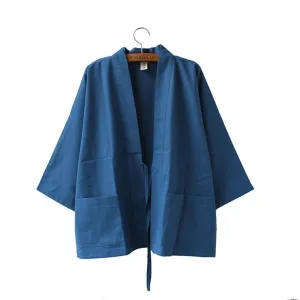 Classic Blue Kimono Cardigan