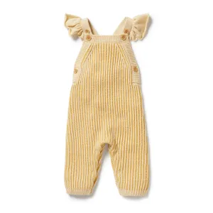 Dijon Knitted Ruffle Overall