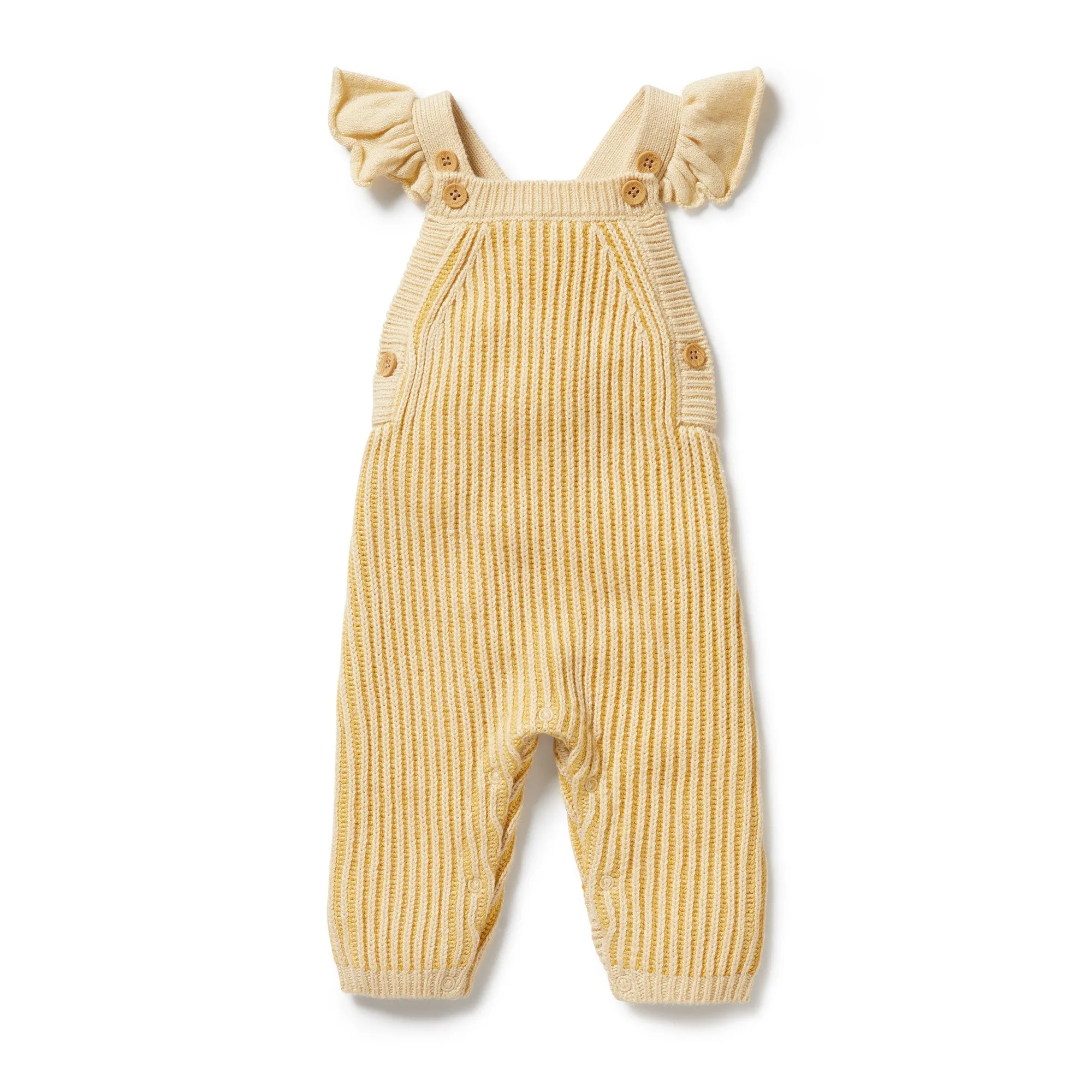 Dijon Knitted Ruffle Overall