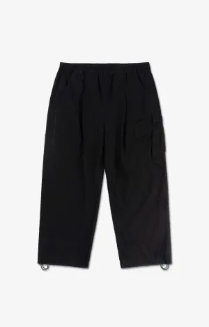 Dime Cargo Baggy Utility Pants, Black