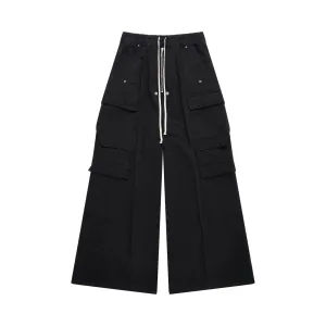 Double Cargo Jumbo Bela Pants in Black
