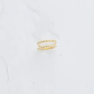 Double Strand Beaded Ring