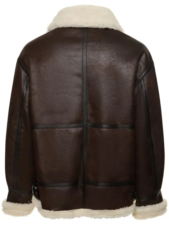 Dunst   Unisex loose fit shearling jacket 