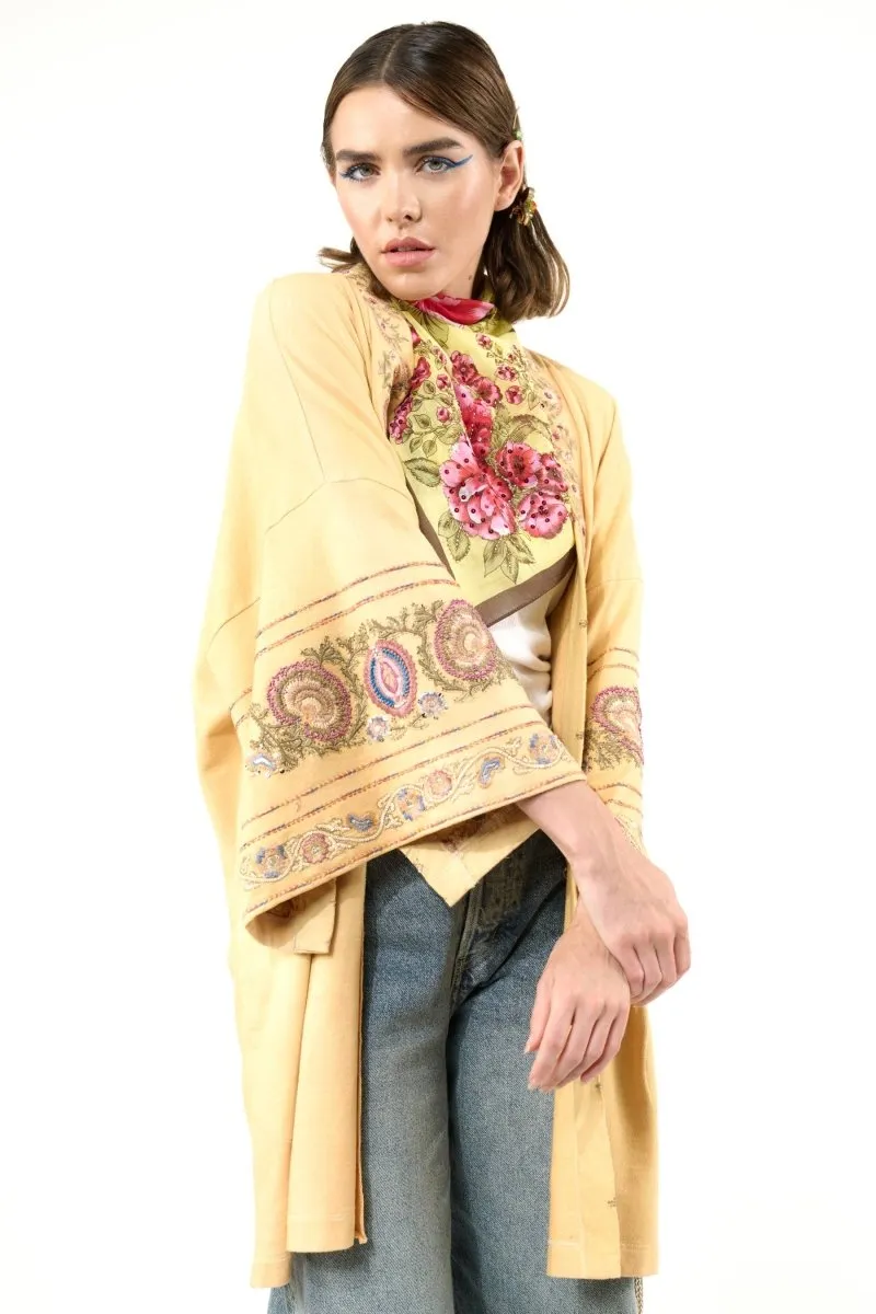 Embellished French Terry: Golden
