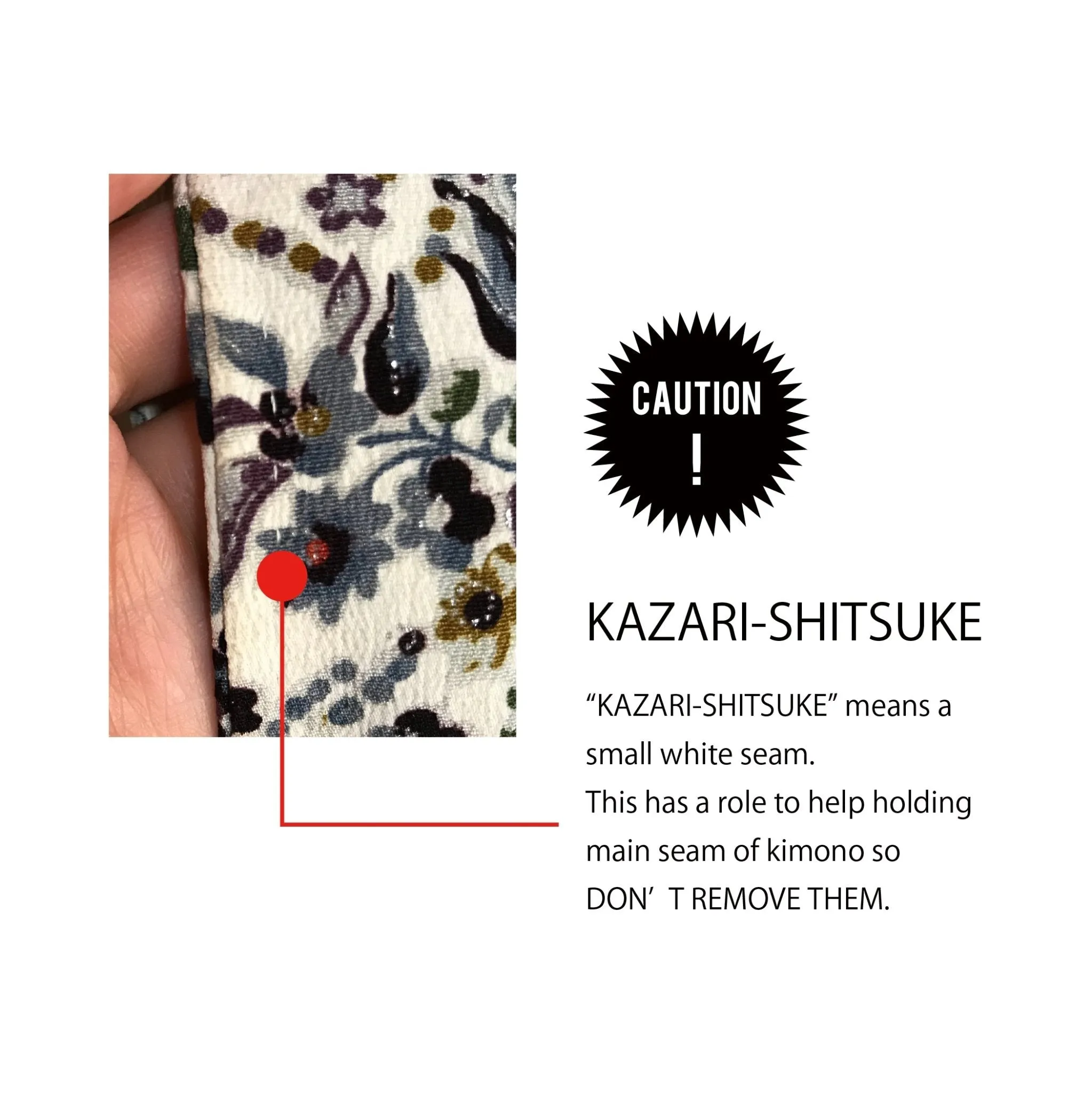 Flower and modern pattern white haori