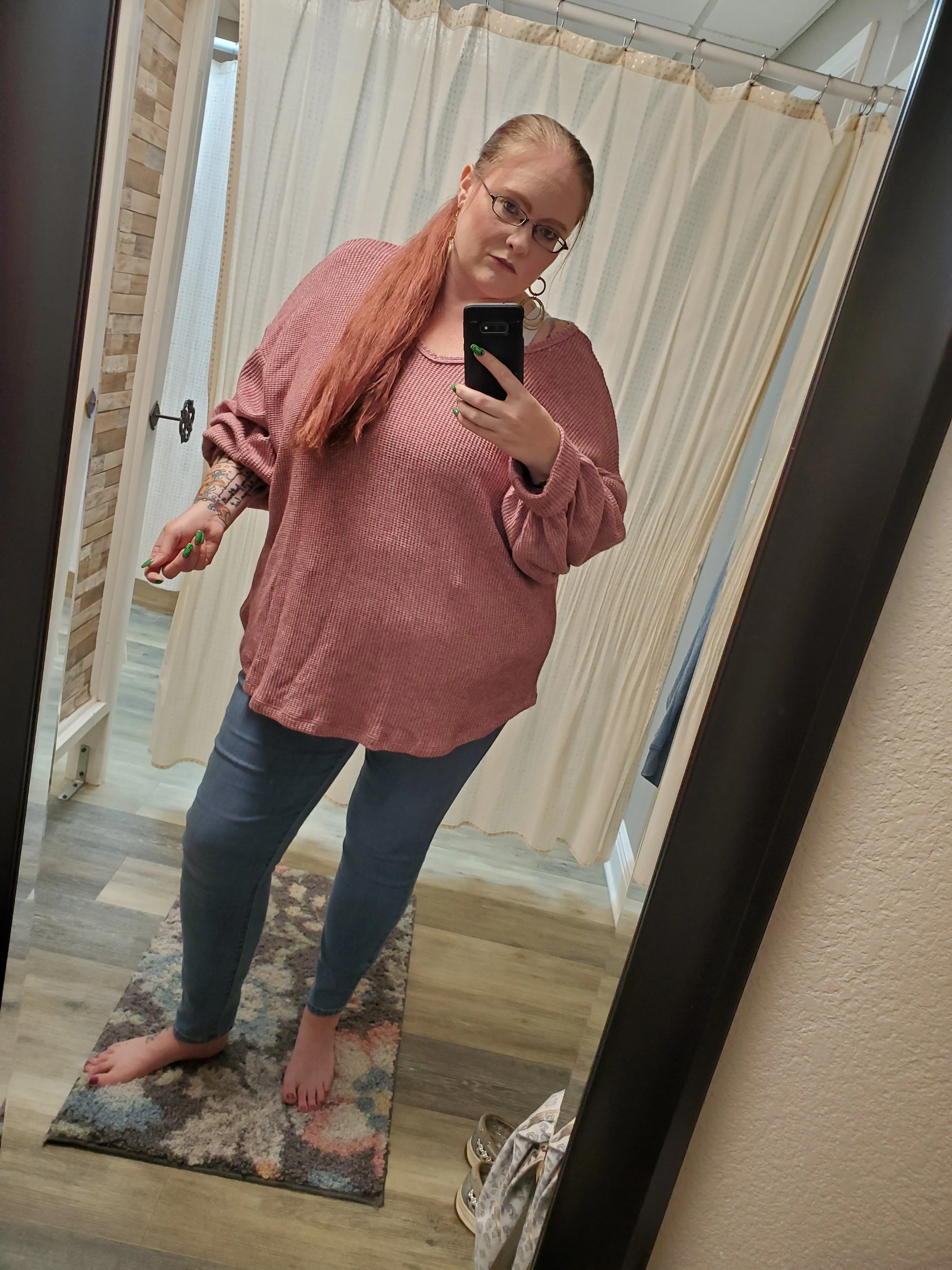 Fully Into You Waffle Knit Sweater