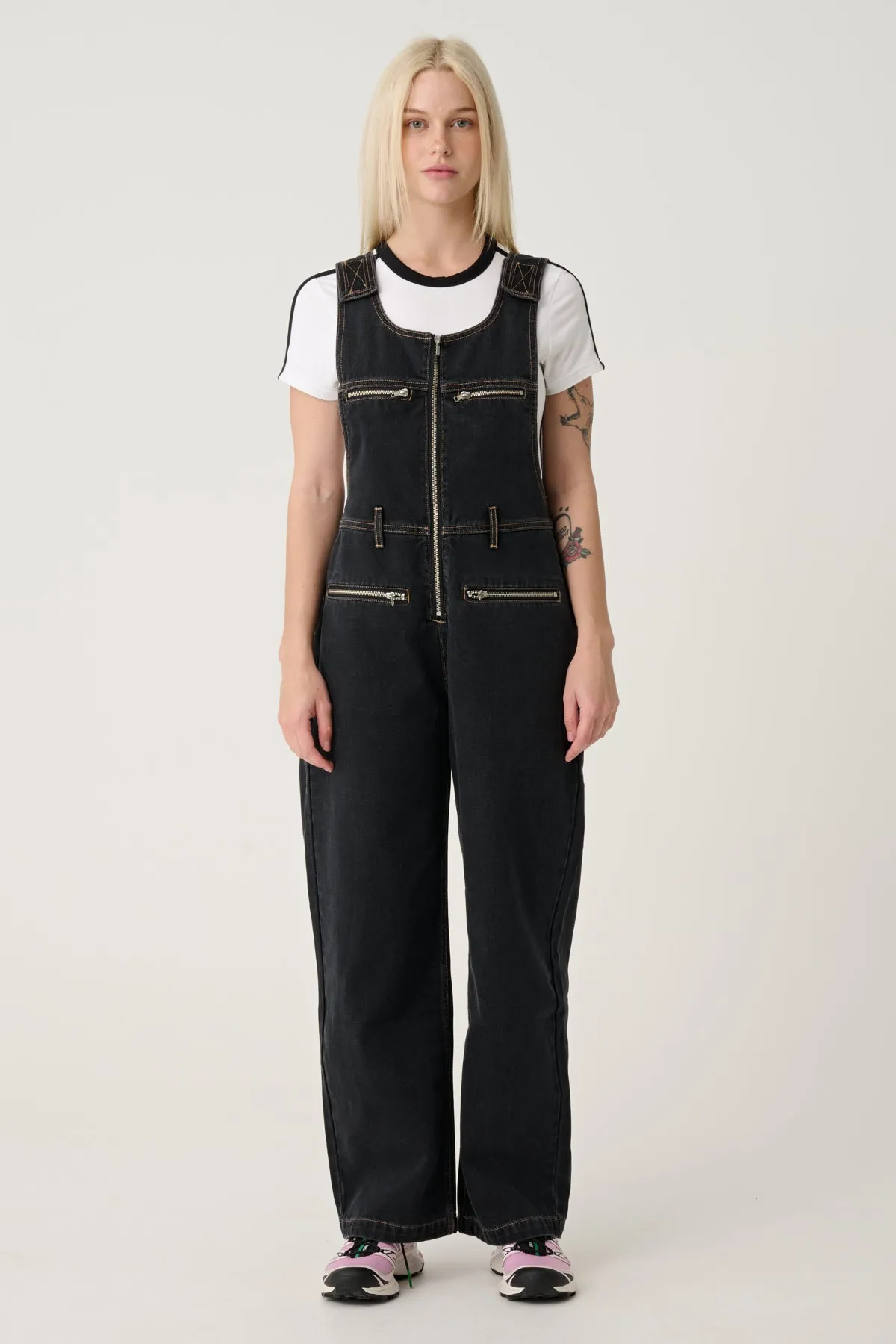 GORDON OVERALL - Washed Black