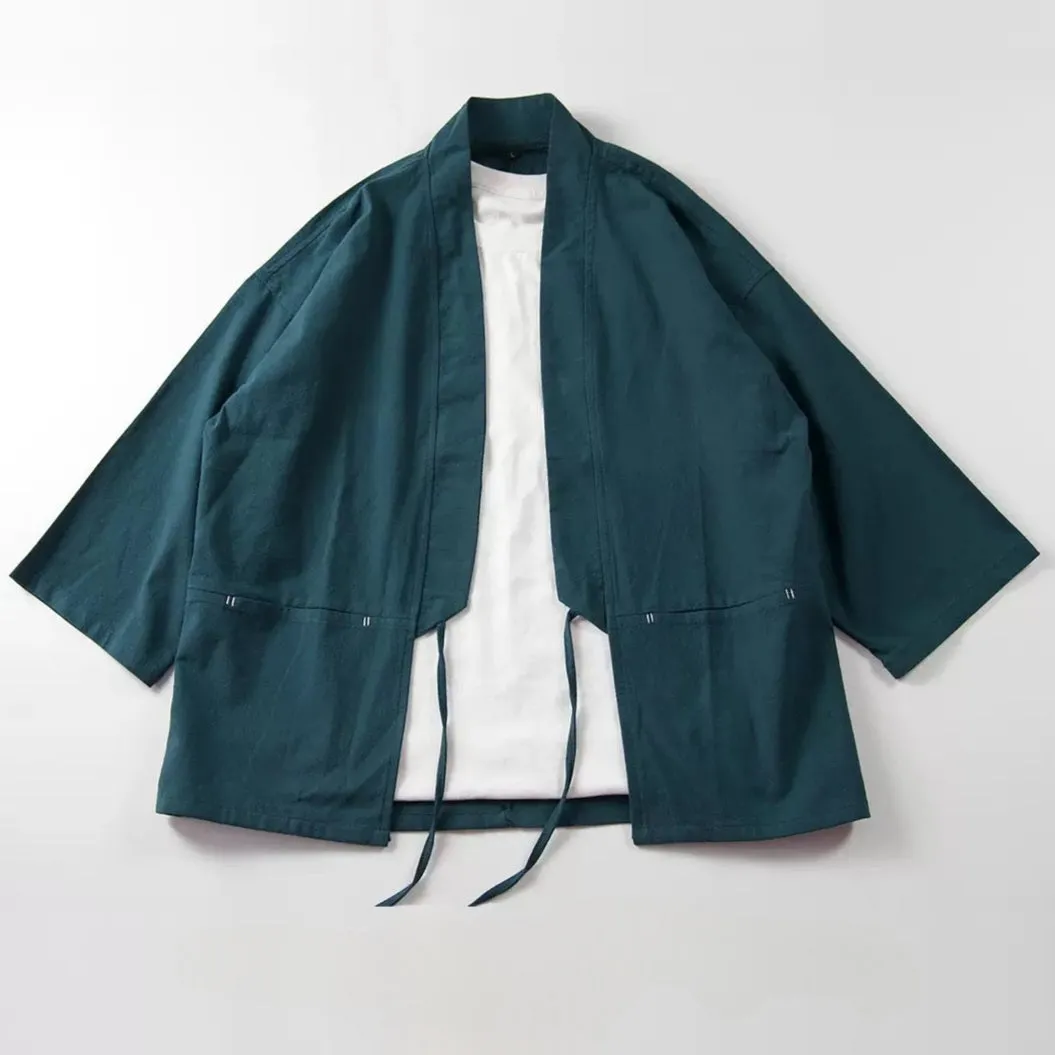 Greenish-Blue Noragi Jacket