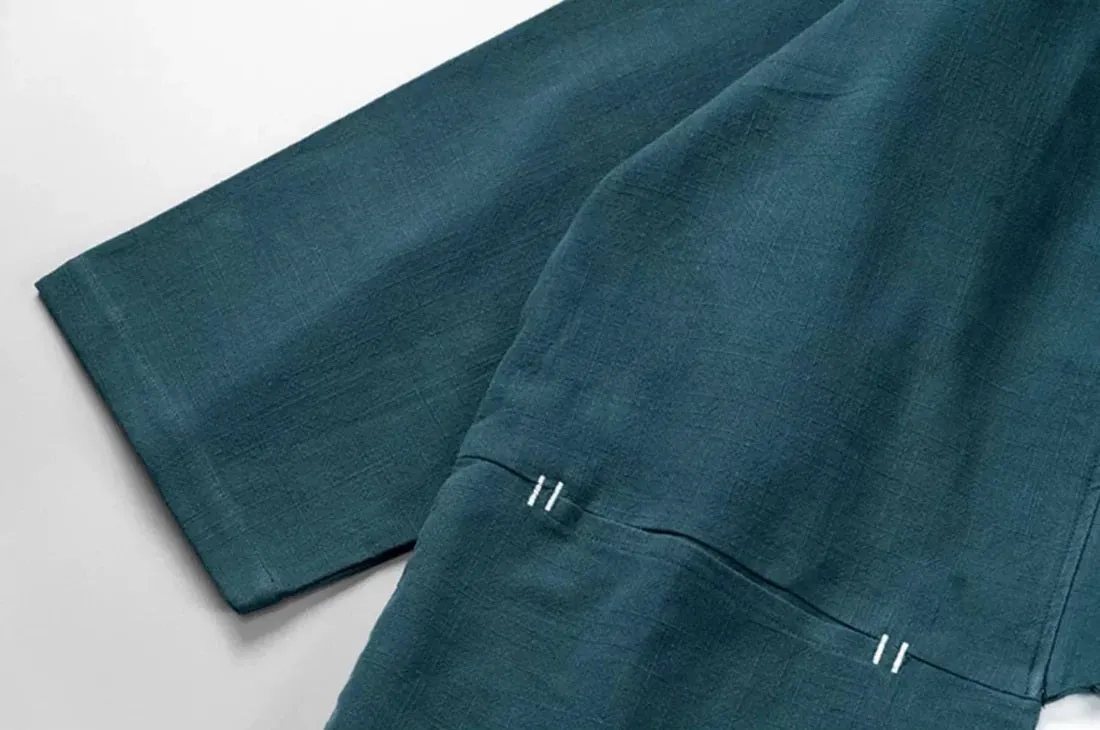 Greenish-Blue Noragi Jacket