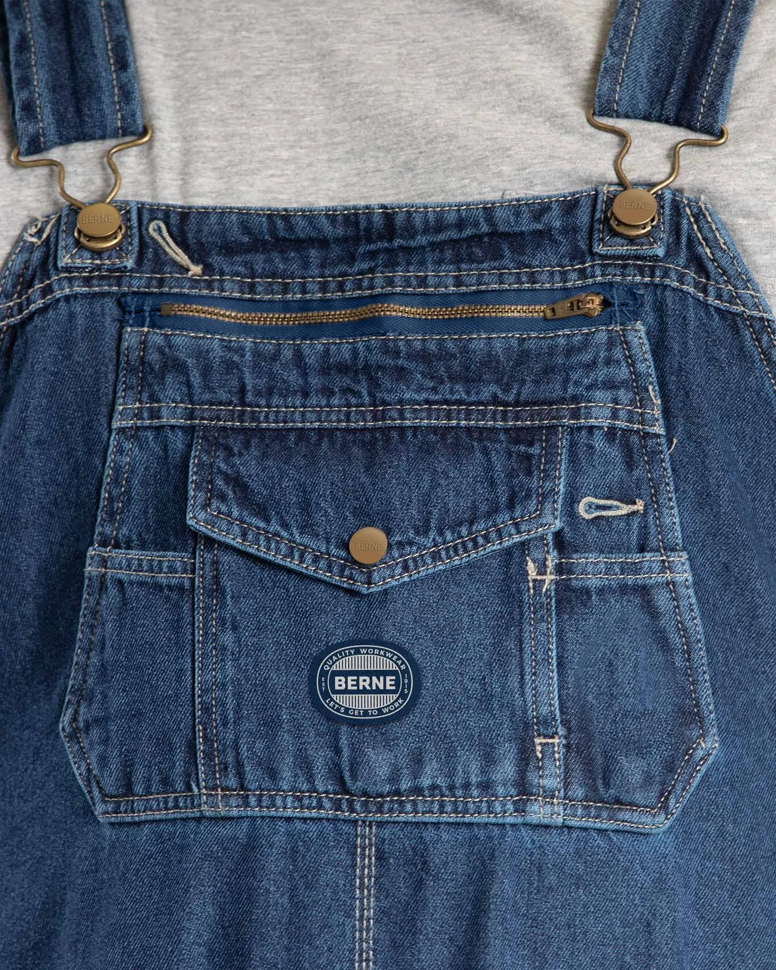 Heritage Unlined Washed Denim Bib Overall