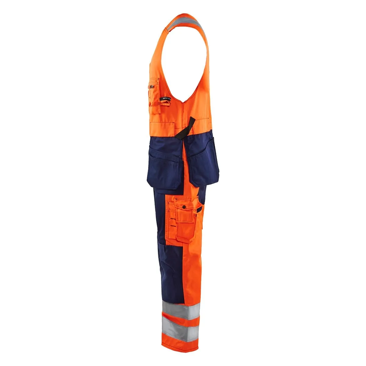 High&#x20;Vis&#x20;Sleeveless&#x20;Overall&#x20;2653&#x20;High&#x20;Vis&#x20;Geel&#x2F;Marine&#x20;-&#x20;Bl&#xE5;kl&#xE4;der