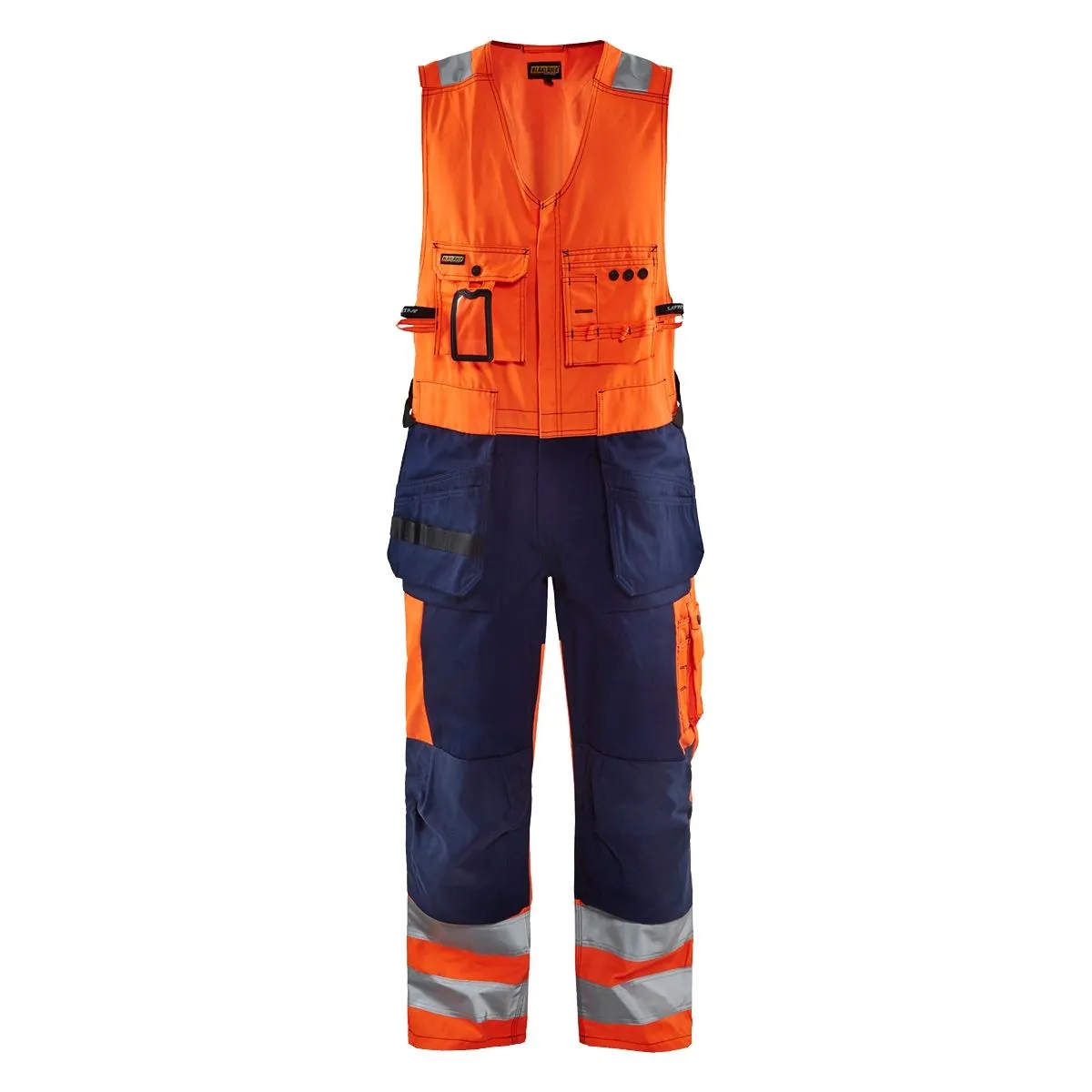 High&#x20;Vis&#x20;Sleeveless&#x20;Overall&#x20;2653&#x20;High&#x20;Vis&#x20;Geel&#x2F;Marine&#x20;-&#x20;Bl&#xE5;kl&#xE4;der