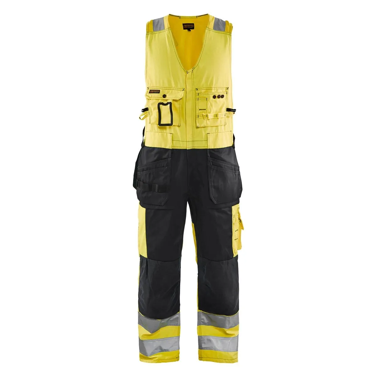 High&#x20;Vis&#x20;Sleeveless&#x20;Overall&#x20;2653&#x20;High&#x20;Vis&#x20;Geel&#x2F;Marine&#x20;-&#x20;Bl&#xE5;kl&#xE4;der