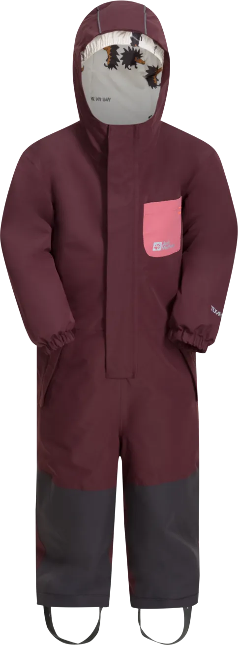 Jack Wolfskin Kids&#x27; Gleely 2-Layer Insulated Overall Boysenberry | Buy Jack Wolfskin Kids&#x27; Gleely 2-Layer Insulated Overall Boysenberry here | Outnorth