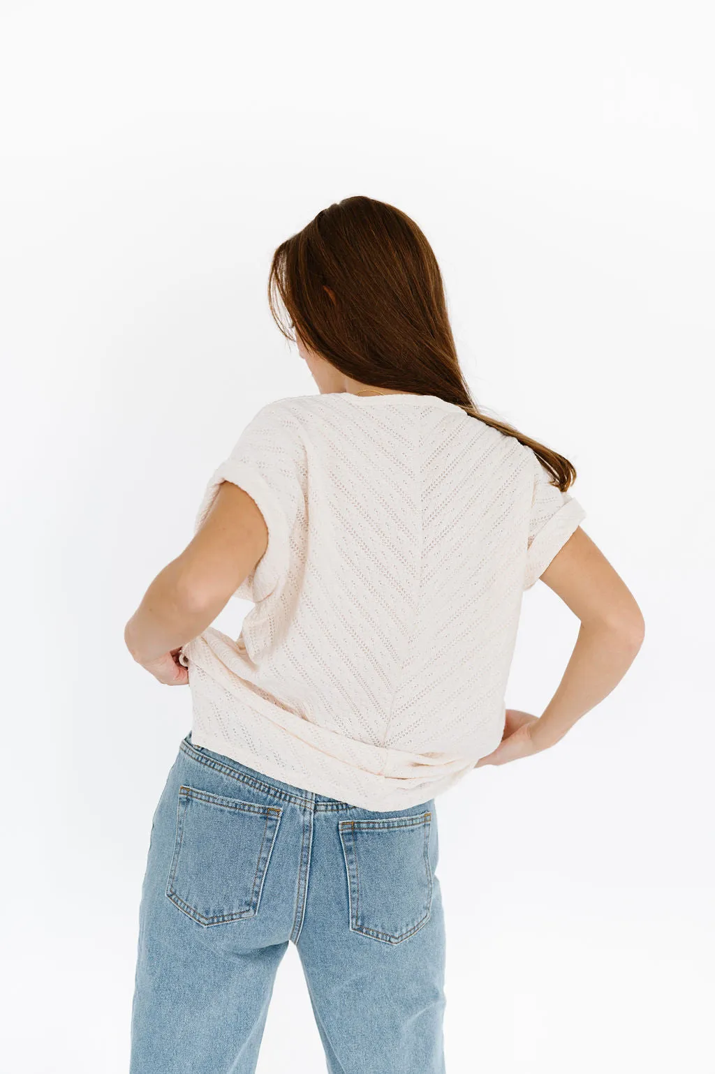 Joanie Top in Cream