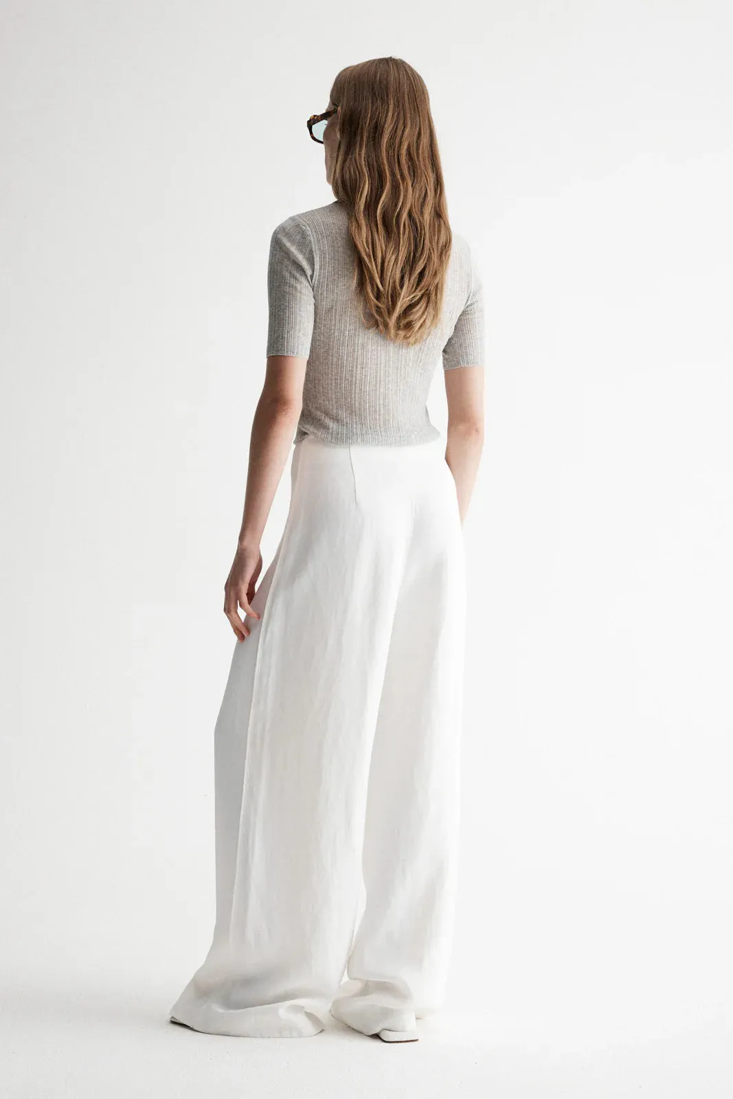 KONA KNIT TOP | Light Grey