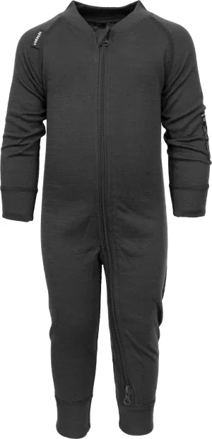 Lindberg Kids&#x27; Merino Overall  Black Melange | Buy Lindberg Kids&#x27; Merino Overall  Black Melange here | Outnorth
