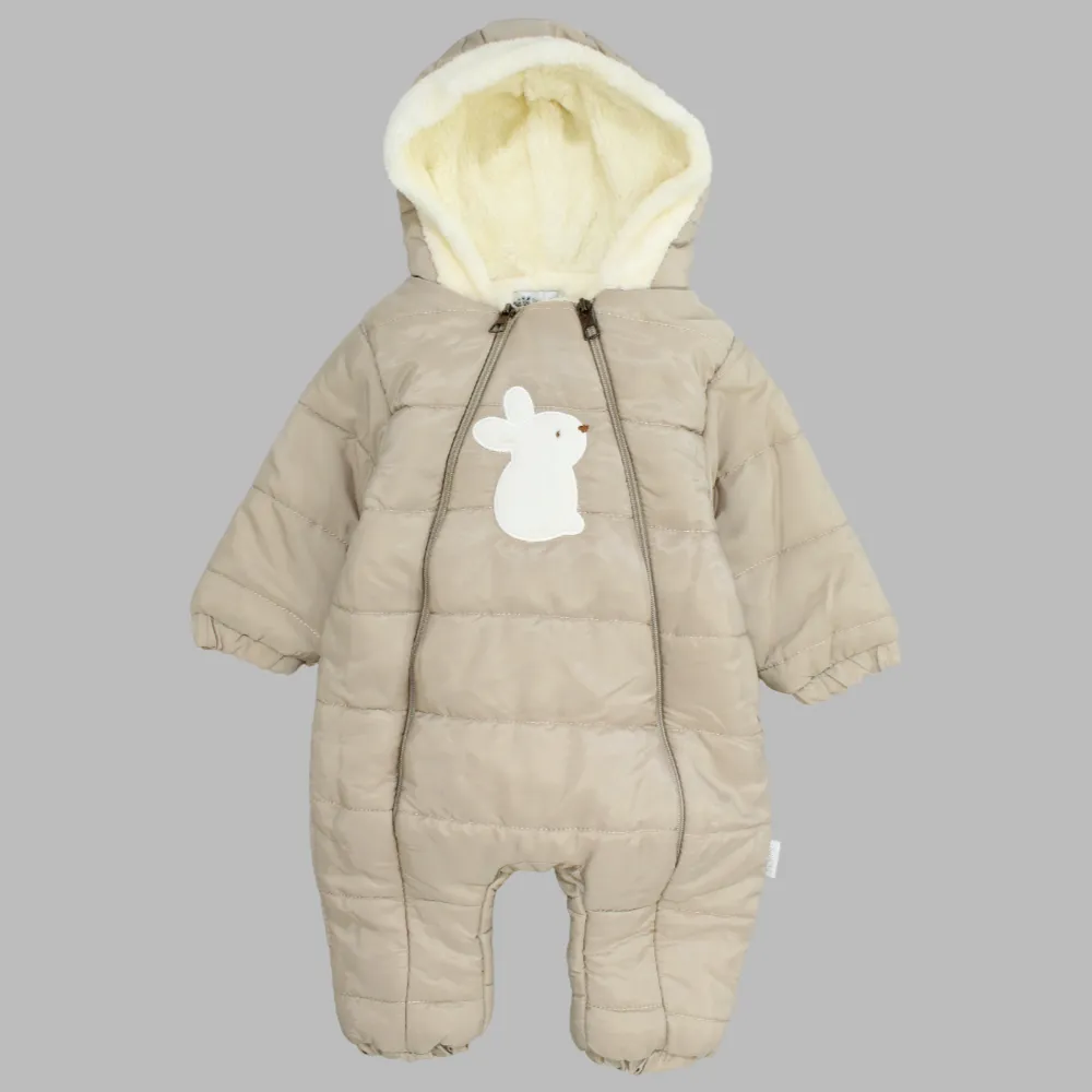 Little Bunny Long-Sleeved Fleeced Overall