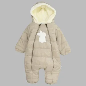 Little Bunny Long-Sleeved Fleeced Overall