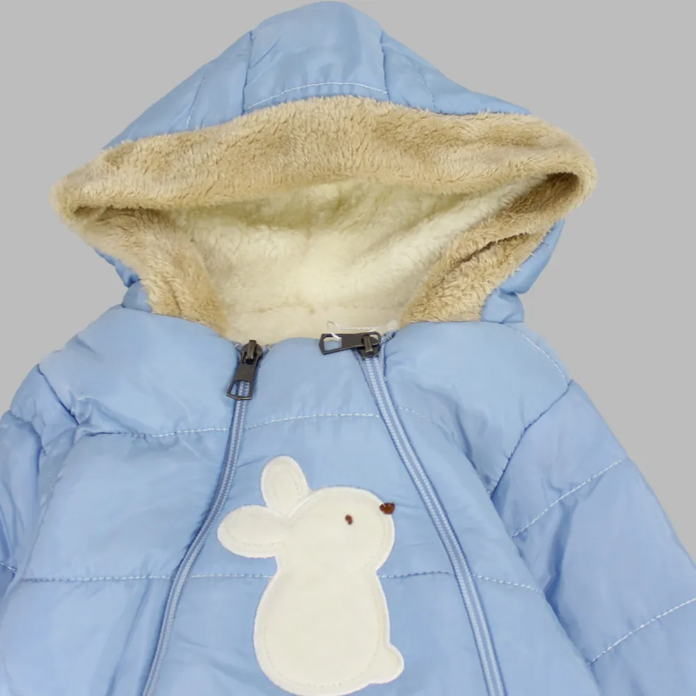 Little Bunny Long-Sleeved Fleeced Overall