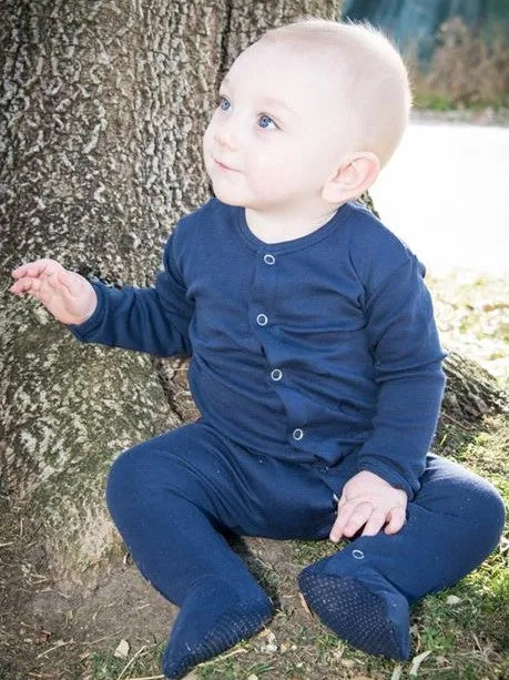 L'ovedbaby Navy Footed Overall