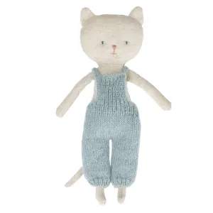 Maileg Chatons Kitten in Knitted Overall, Nature