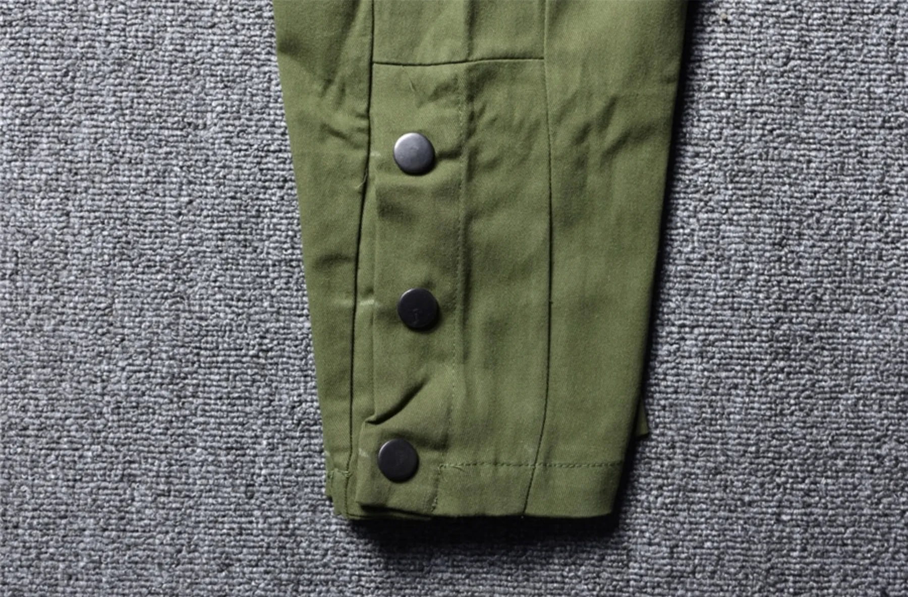 Mens Army Green Street Cargo Pants