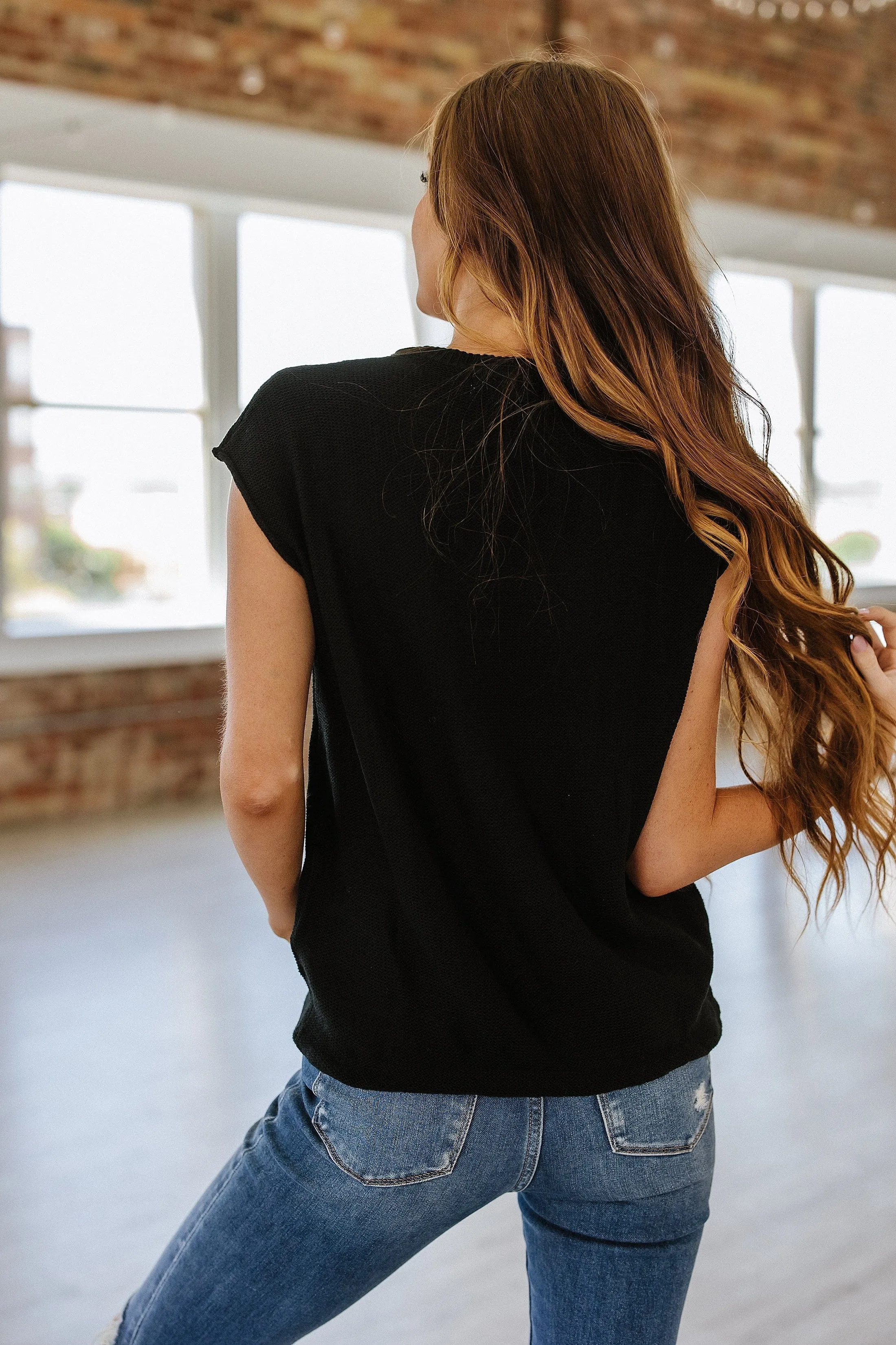 Morris Cap Sleeve Knit Top | S-XL